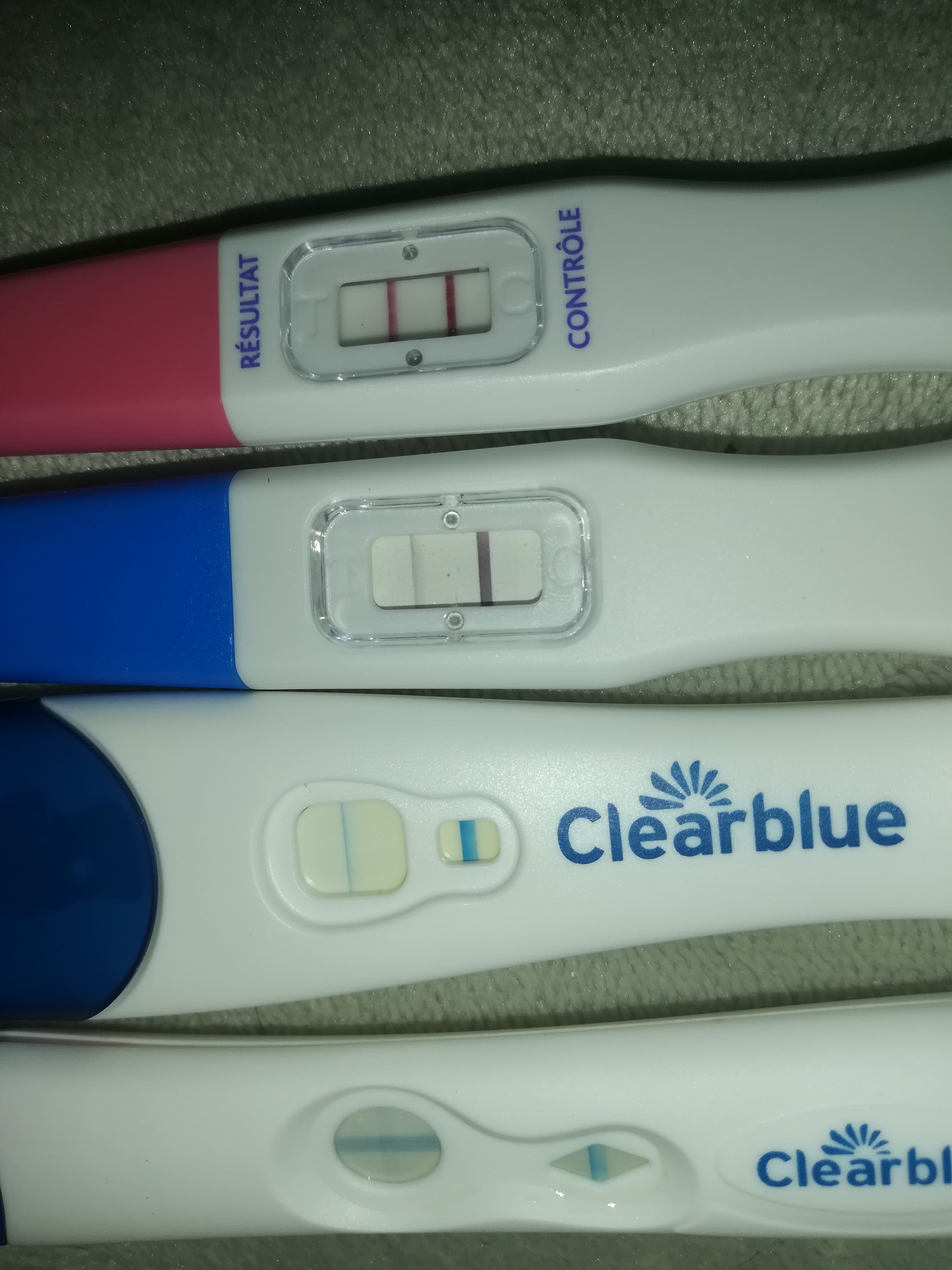 Clearblue précoce bavure ? Tests et symptômes de grossesse FORUM