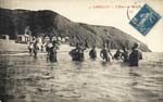 bain en Normandie en 1910