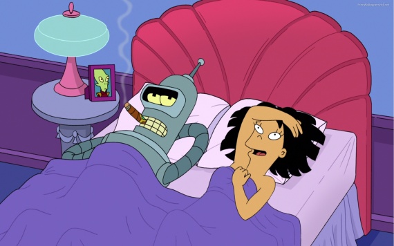 Bender et Amy Wong