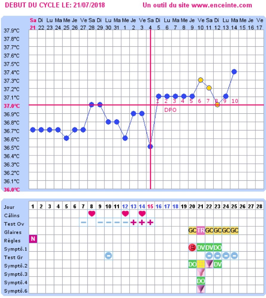 Des Avis Sur Ma Courbe Tests Et Symptomes De Grossesse Forum Grossesse Amp Bebe Doctissimo
