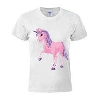 T-shirt Licorne Rose