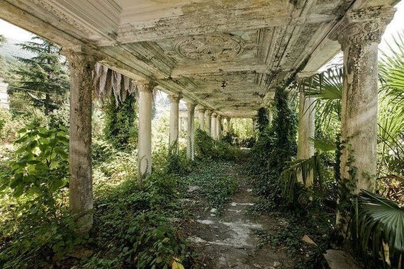 La gare abandonnée d'Abkhazie