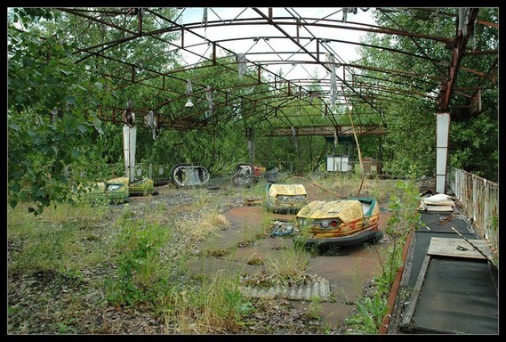 Les manèges de Pripyat en Ukraine