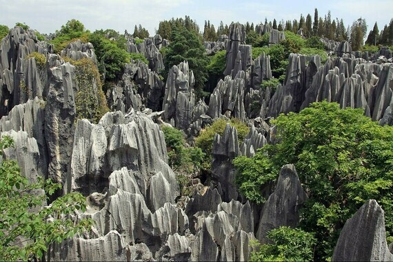 La forêt de pierre_Yunnan_Chine