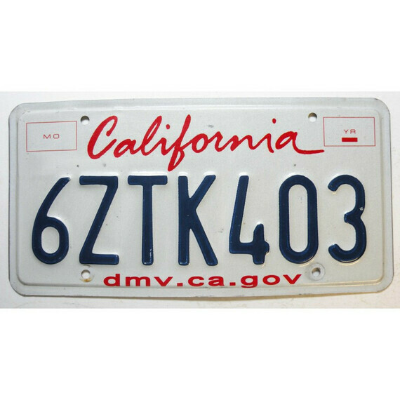 plaque-d-immatriculation-usa-california-396