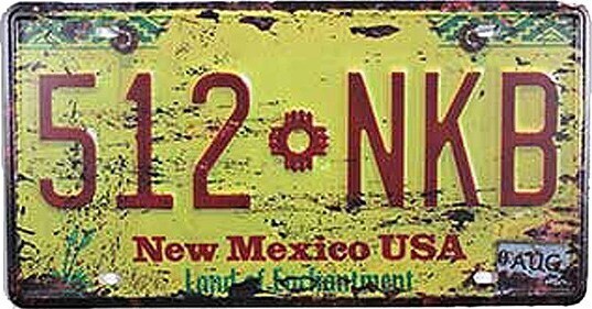 UA-CP-00115-new-car-number-plates-about-512-NKB-vintage-Metal-tin-signs-License-car