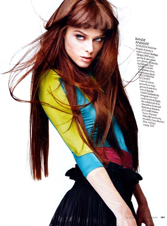 Brun -> Roux foncé/Auburn