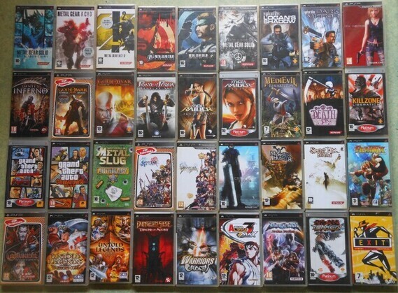 36 jeux PSP