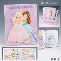 Cahier de coloriage + Stickers My Style Princess