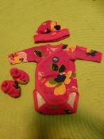 Body CATIMINI - Taille Naissance - Bonnet+Chaussons - Taille 0