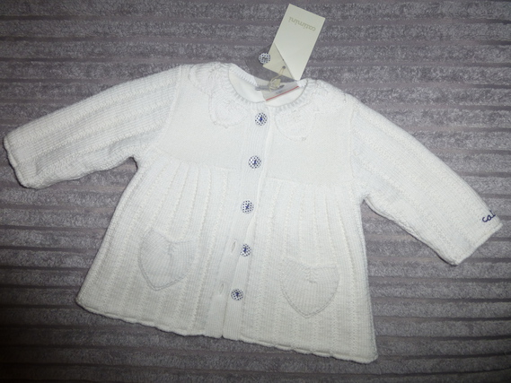 Manteau en laine double polaire neuf avec etiquettes (Taille 3 mois) : 35€ Possibilité d'avoir le bo