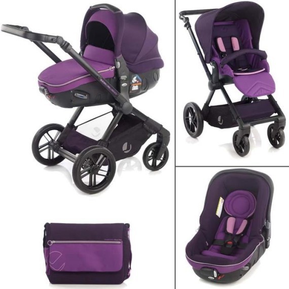 poussette violette