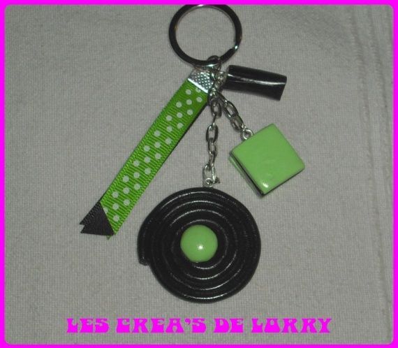 Porte-clef réglisse 8 € vert