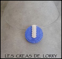 Collier jeans 7 € rond
