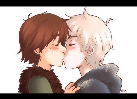 kiss me,frost hiccup