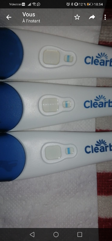 Test Clearblue précoce 9 DPO - Tests et symptômes de grossesse ...