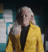Rita Ora Trench coat Yellow