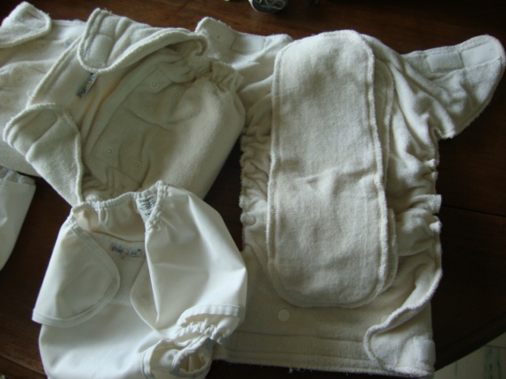 couches lavables popolini, trés peu utilisées+culottes