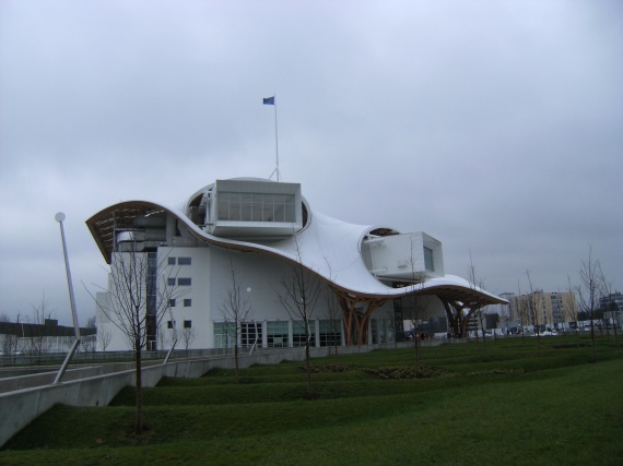 Vue du Centre Pompidou à METZ