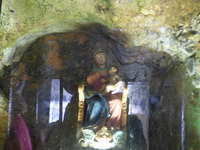 Statue de la Vierge réalisée à Nazareth