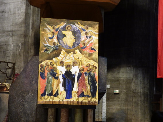 Fresque Jésus et les 12 Apôtres