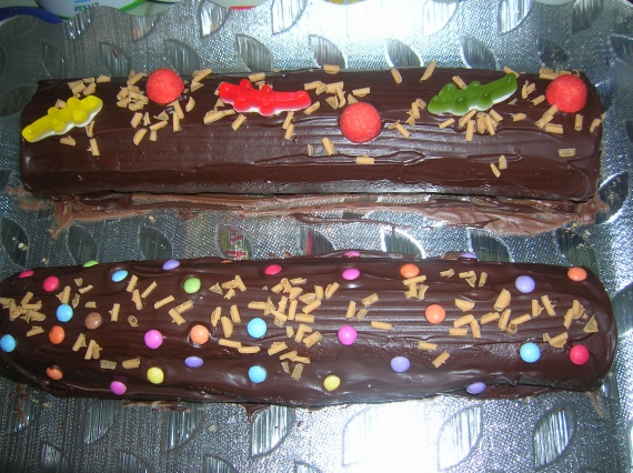 roulé au chocolat, mousse au chocolat anniversaire camélia et jonathan