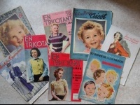 8 magazines tricot années 40  (19e fdc compris) LBC ESTELLE chantal
