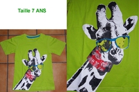 Tee shirt TAILLE 7 ANS