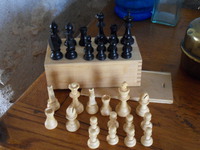 6€ Pions jeu d'échec en bois - Mr d'Etampes le 24.01.15