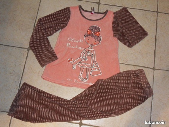 3€ Pyjama Orchestra N° 4 Taille 8 Ans
