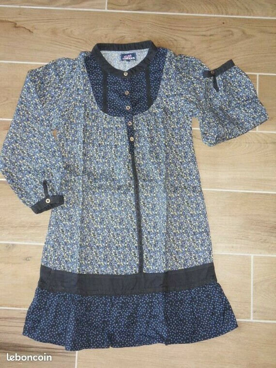 5€ Robe bleue nuit MISS CREEKS Taille Grand 8 ANS (1)