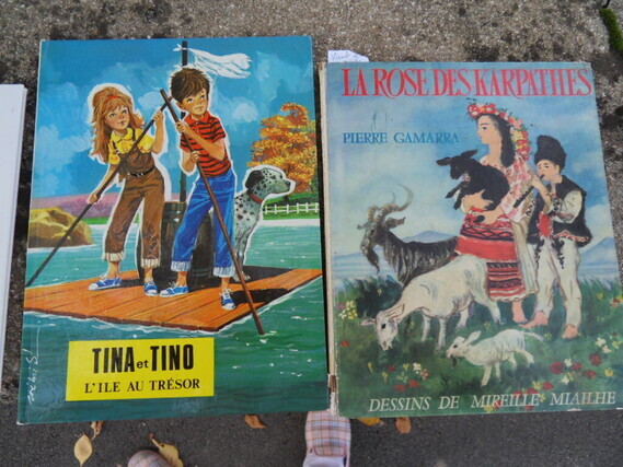 8€ les deux livres enfants