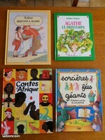 10€ Lot de 4 livres pour enfants