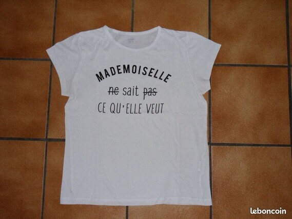 1,50€ T-shirt KIABI Taille 14 ANS Anne LBC le 03-04-23