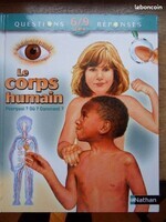 2€ LE CORPS HUMAIN  QUESTIONS REPONSES 6-9 ANS Editions NATHAN