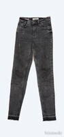 2€ Pantalon en jean SKINNY gris noir JENNYFER T32 valant 14 Ans