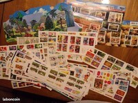 70€ Lot de 133 carnets de timbres oblitérés années 2008 à 2019 Alain B LBC le 1er 12-23