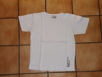 2€ T-Shirt MC Blanc uni BASIC ONE BKL WEAR Taille 14 ANS