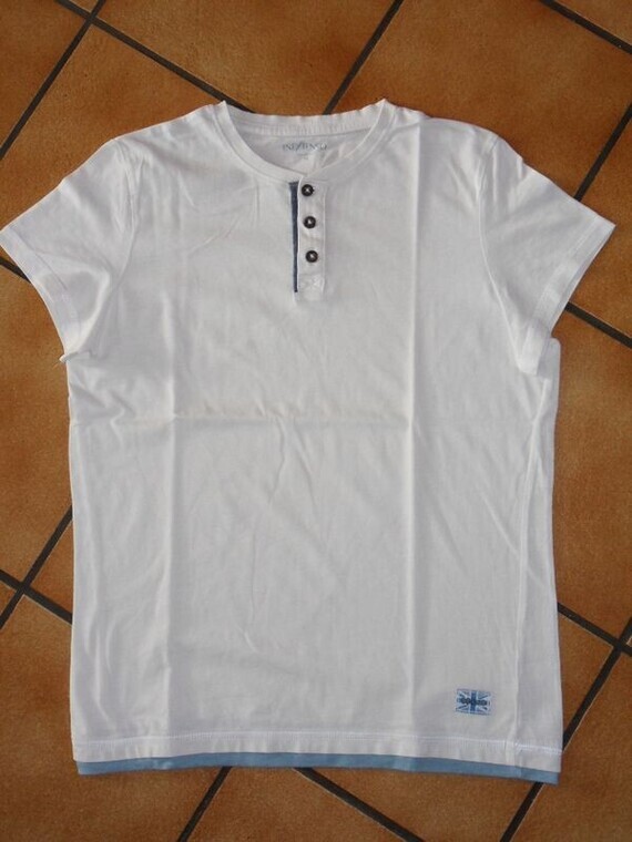 3€ T-Shirt MC Blanc IN EXTENSO Taille 14 Ans