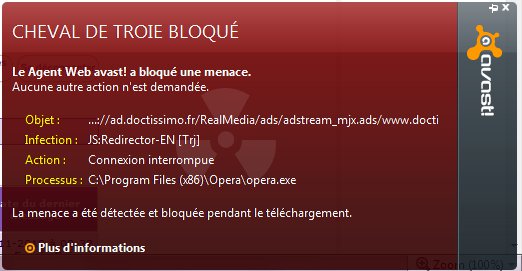 Avast Detecte Une Menace Aide Sur Le Fonctionnement Des Forums Forum Sante Doctissimo