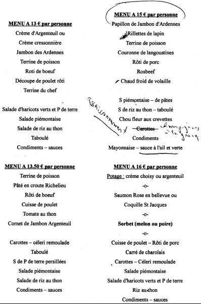ma proposition menu du traiteur petit réctif - Mariage - FORUM Vie ma proposition menu du traiteur petit réctif - Mariage - FORUM Vie