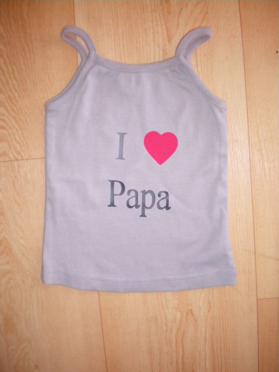 I love papa...