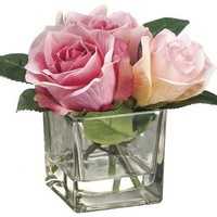 vase avec roses
