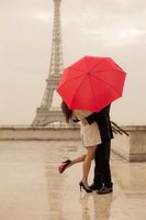 un pluie de bisous parisiens