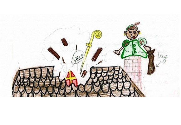 Schoorsteenpiet En Sinterklaas Die Zakt Door Het Dak Sinterklaas En Alternatieve Pieten Saint Nicolas Et D Autres Sortes De Piet Profnlds Photos Club Doctissimo