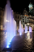 Jets d'eau, Grand-Place by night