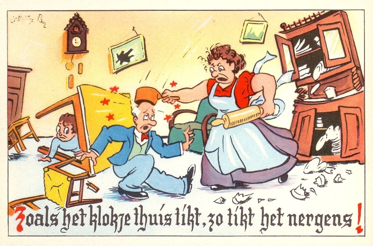 Zoals Het Klokje Thuis Tikt Tikt Het Nergens