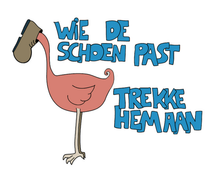 Wie De Schoen Past Trekke Hem Aan