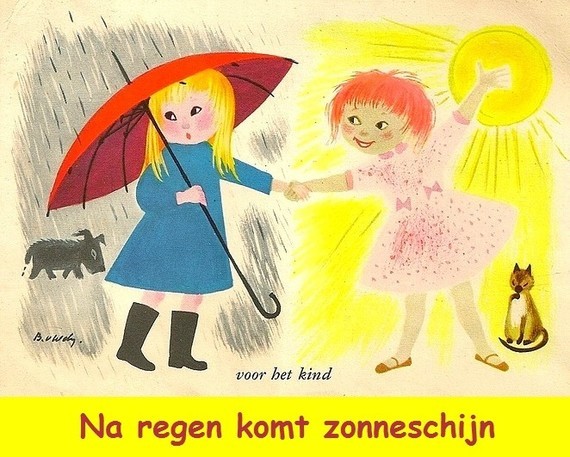 Na regen komt zonneschijn. - Nederlandse gezegden, spreekwoorden