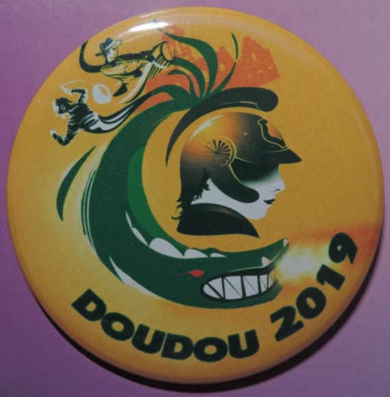 Badge ducasse de Mons 2019